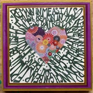 One of a kind handmade scripture art
